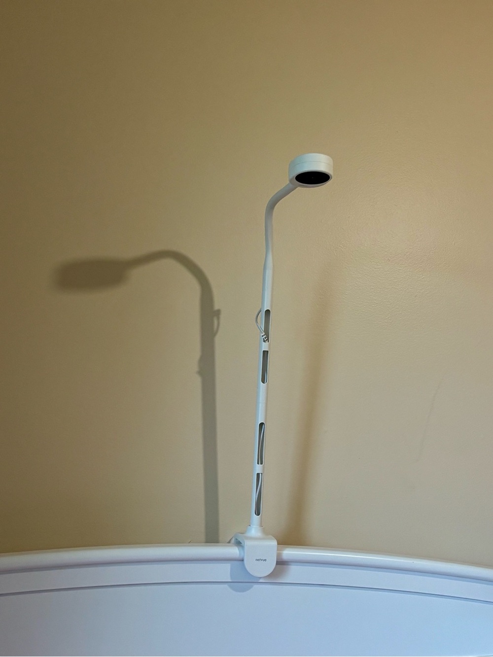 Adjustable White Clip-On Netvue baby monitor